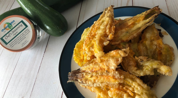 Recipe | Zucchini Blossoms Fritters | Chalice Spice