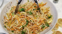 Traditional Asian Nappa Salad made by Suzy Cui using Chalice Spice ingredients