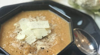 Creamy Cauliflower Soup made with spices from Chalice Spice.