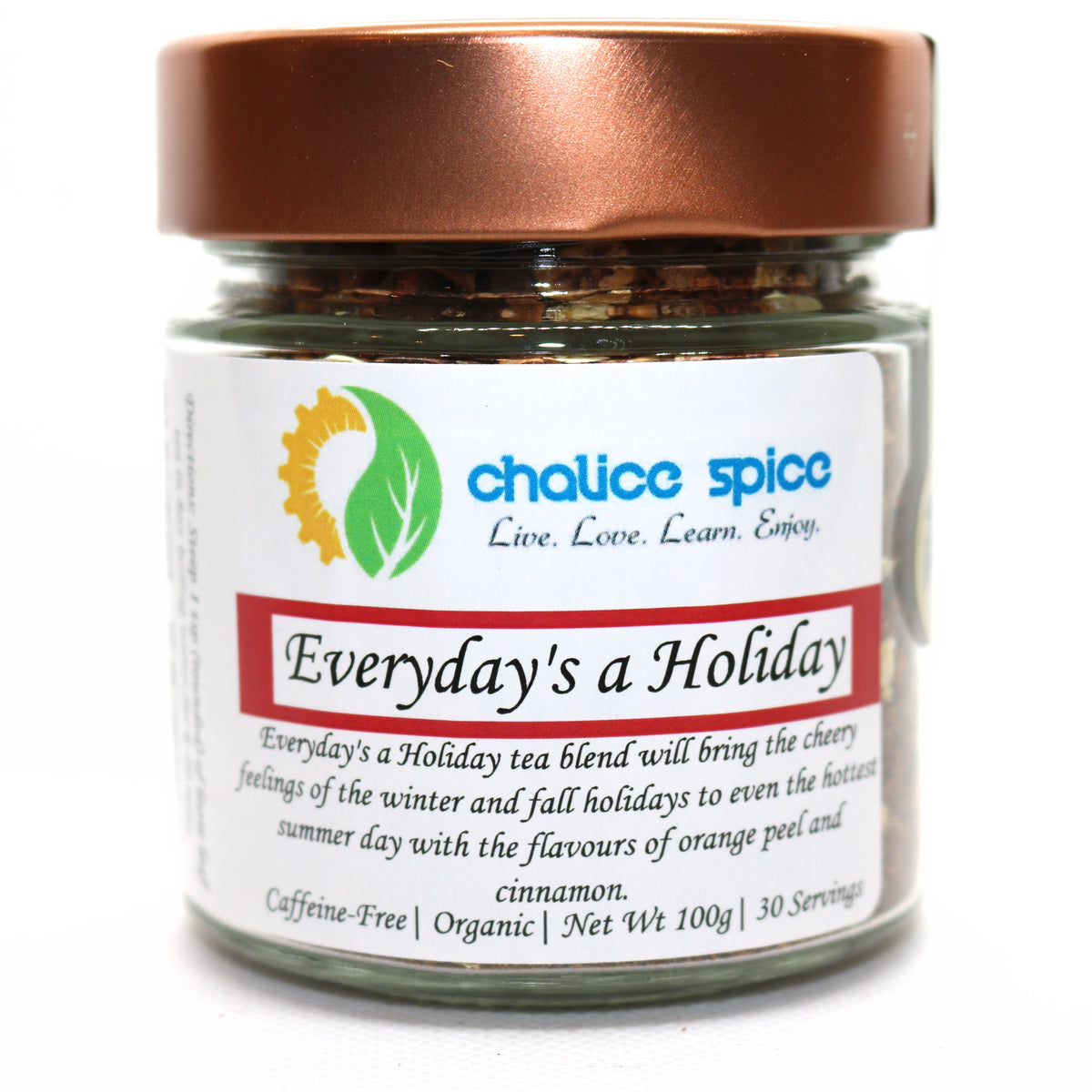 Chalice Spice Everyday’s a Holiday Organic Herbal Tea