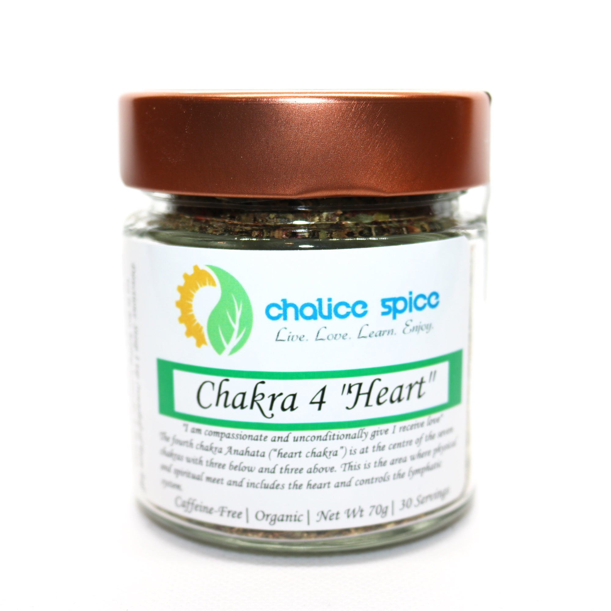 Chalice Spice Chakra 4 Heart Organic Herbal Tea