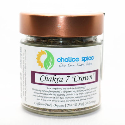 Chakra 7 Crown Organic Loose Leaf Herbal Tea | Chalice Spice