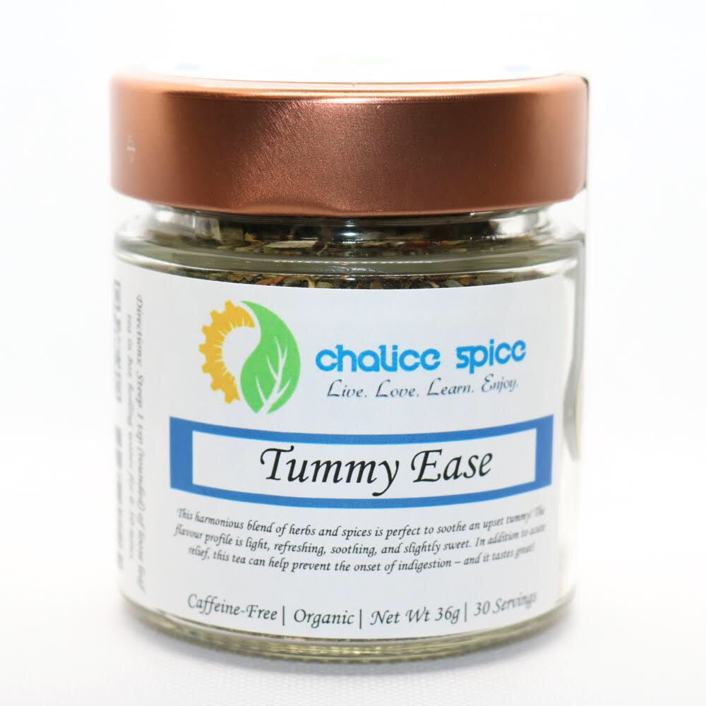 Tummy Ease Organic Loose Leaf Herbal Tea | Chalice Spice