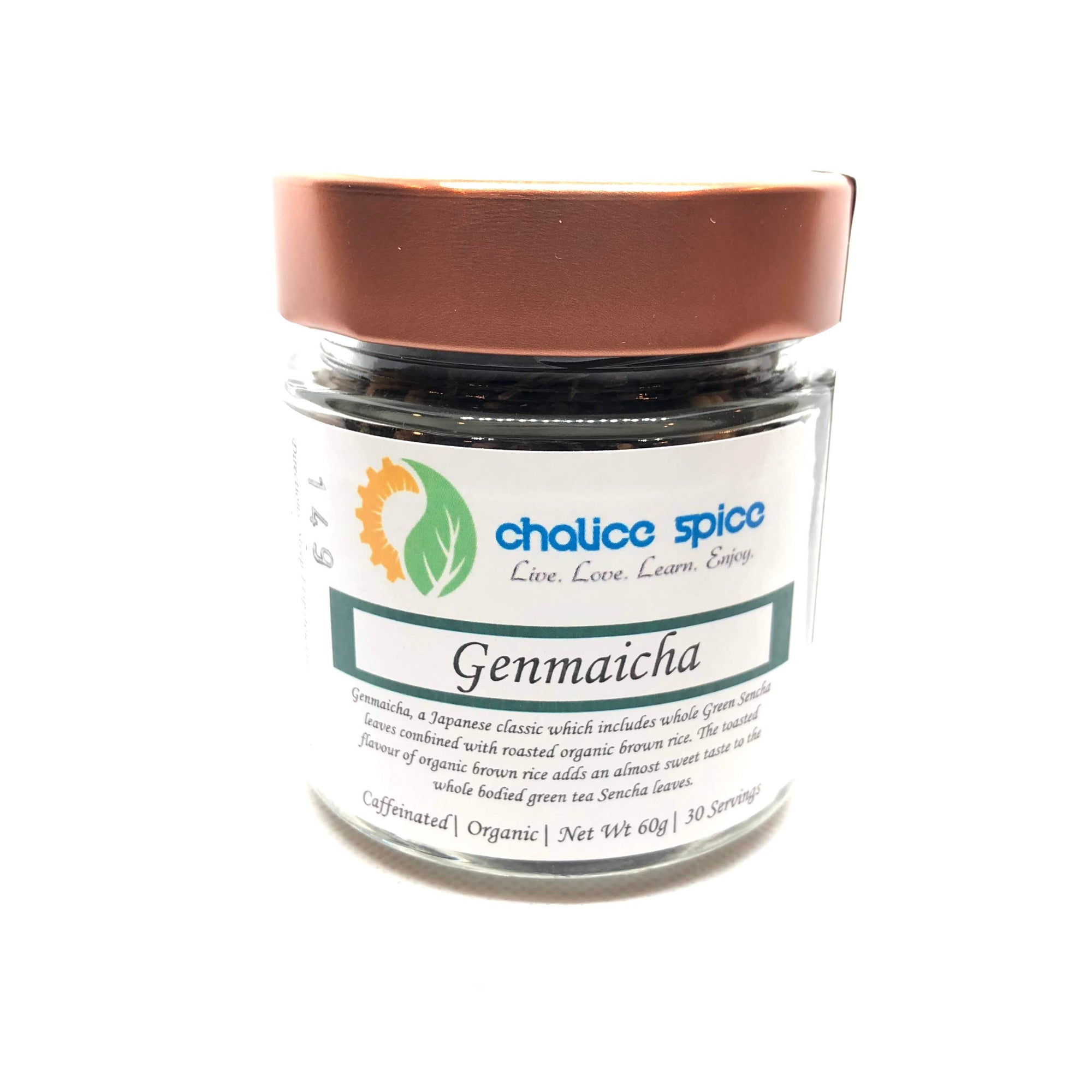 Chalice Spice Genmaicha Loose Leaf Organic Green Tea