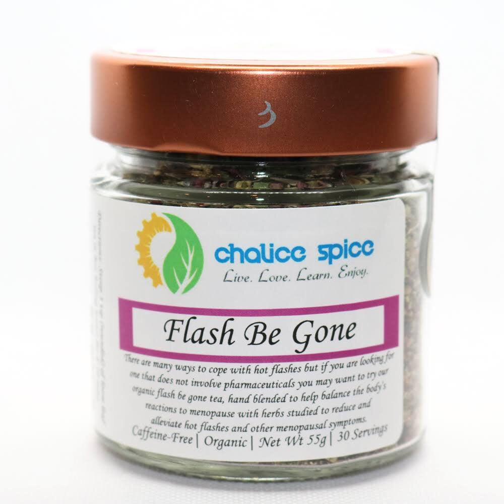Flash Be Gone Organic Loose Leaf Herbal Tea | Chalice Spice